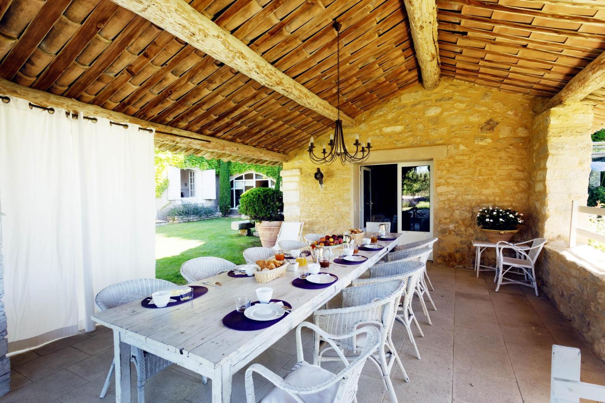 Domaine De Canfier, Maison D'Hotes Bed & Breakfast Robion en Luberon Exterior photo